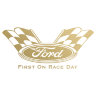 Наклейка Ford First On Race Day