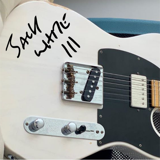 Наклейка на гитару автограф Джека Уайта