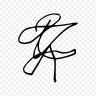 Наклейка на гитару автограф Джона Фрушанте