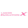 Наклейка Mitsubishi Lancer Evolution X