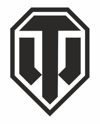 Наклейка World of Tanks логотип