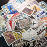 Набор наклеек на чемодан в виде ретро-марок