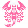 Наклейка знак зодиака скорпион