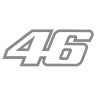 Наклейка #46 Valentino Rossi