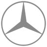 Наклейка эмблема Mercedes
