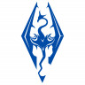 Наклейка на ноутбук Elder Scrolls V Skyrim Logo