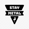 Наклейка на гитару STAY METAL