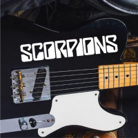 Наклейка Scorpions на гитару