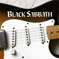 Наклейка Black Sabbath на гитару