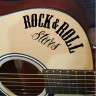Наклейка на гитару ROCK&ROLL