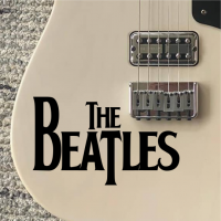 Наклейка The Beatles на гитару