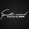 Наклейка на мотоцикл Sport mind by BMW