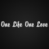 Наклейка One Life One Love на велосипед