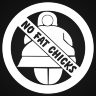 Наклейка NO FAT CHICKS