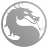 Наклейка логотип Mortal Kombat