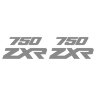 Наклейка Kawasaki 750 ZXR на мотоцикл