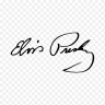 Наклейка автограф Элвиса Пресли
