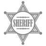 Наклейка шериф