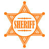 Наклейка шериф