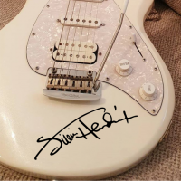 Наклейка на гитару автограф Джимми Хендрикса