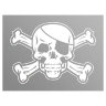 Наклейка пиратский флаг