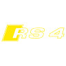 Наклейка Audi RS 4