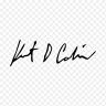 Наклейка на гитару автограф Курта Кобейна